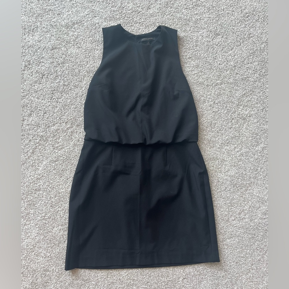 Banana Republic Black Sleeveless Dress, Size 12
